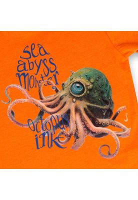 Imagen 2 del producto Polera Niño Naranja Pillin