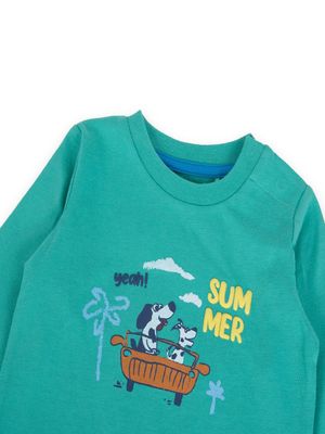 Imagen 2 del producto Polera Bebé Niño Verde Pillin