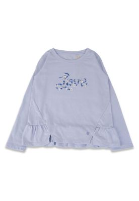 Imagen 1 del producto Polera Niña Celeste Pillin