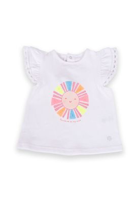 Imagen 1 del producto Polera Bebé Niña Blanco Pillin (PVA631-24BCO)