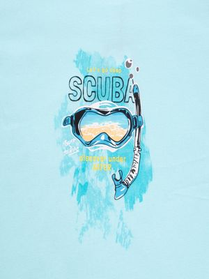 Imagen 2 del producto Polera Niño Turquesa Pillin