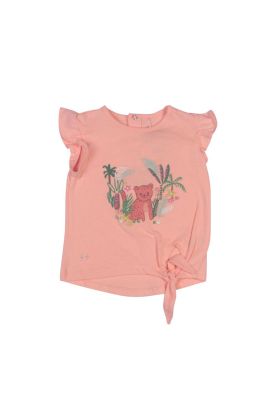 Polera Bebe Niña Naranja Pillin