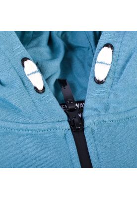 Imagen 2 del producto Poleron con Capucha Niño Azul Petroleo Pillin