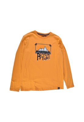 Polera Manga Larga Niño Mostaza Pillin