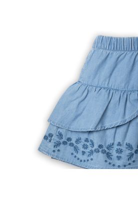 Imagen 2 del producto Falda Niña Celeste Pillin (PVC737-25CEL2)