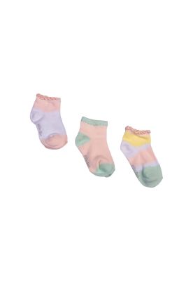 Imagen 2 del producto Set 3 Pzas Calcetín Niña Multicolor Pillín