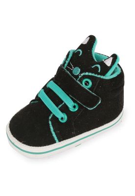 Botín Bebé Invierno Niño Negro