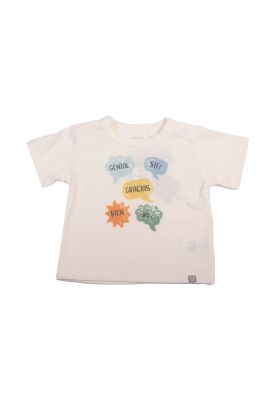 Imagen 2 del producto Polera Bebe Niño Blanco Pillin