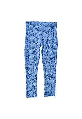 Calza Larga Estampada Niña Azul petróleo Pillin