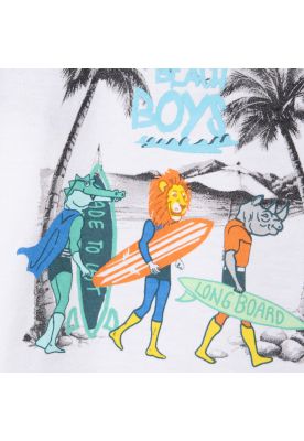 Imagen 2 del producto Polera  Niño Blanco Pillin (PVC659-25BCO3M)