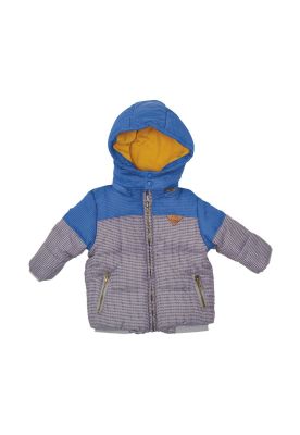 Parka con Capucha Bebé Niño Gris Pillin