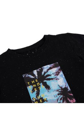 Imagen 2 del producto Polera Niño Negro Pillin