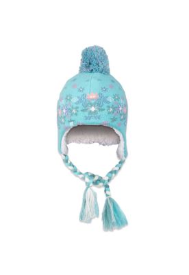 Gorro Bebé Niña Turquesa Pillin