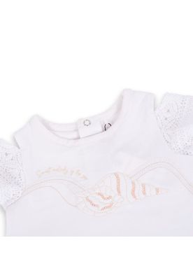 Imagen 2 del producto Polera Bebé Niña Blanco Pillin