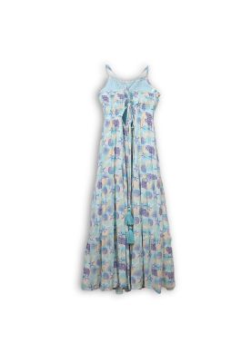 Imagen 2 del producto Vestido Niña Azul Pillin (TVC813-25AZU)