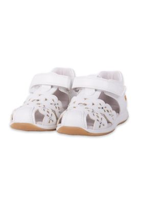 Sandalias Clasico Bebe Niña Blanco Pillin