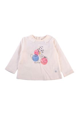 Imagen 2 del producto Polera Manga Larga Bebé Niña Crudo Pillin