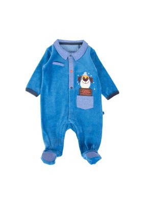 Osito Bebe  Azul Pillin ( PVB316-25AZL )