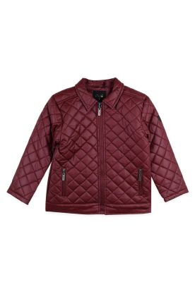 Parka Algodón Invierno Niño Burdeo Pillin