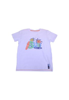 Polera Niño Blanco Pillin