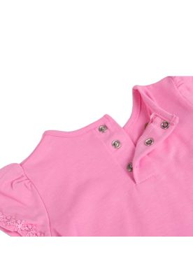 Imagen 2 del producto Polera Bebe Niña Rosado Pillin