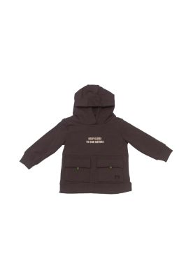 Polerón De Niño Gris Oscuro Pillin