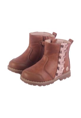 Botín Bebé Niña Café Pillin