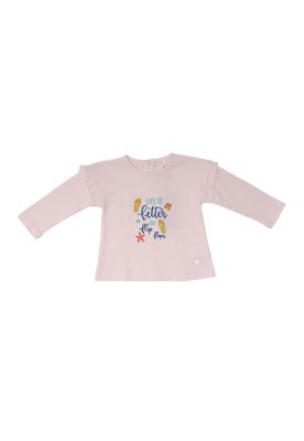 Imagen 2 del producto Polera Manga Larga Bebe Niña Beige Pillin