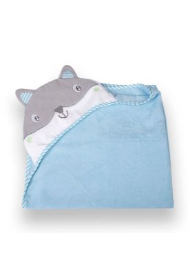 Imagen 2 del producto Salida de Baño con 5 toallitas  Niño Celeste Pillin (PRB320CEL)