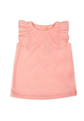 Polera Manga Corta Niña Durazno Pillin