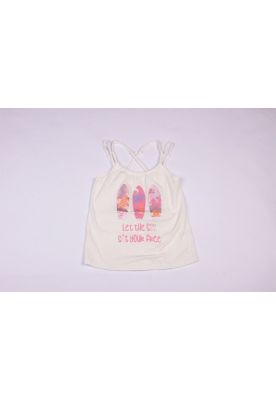 Imagen 2 del producto Polera Niña Blanco Pillin