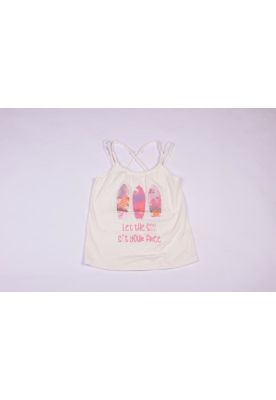 Polera Niña Blanco Pillin