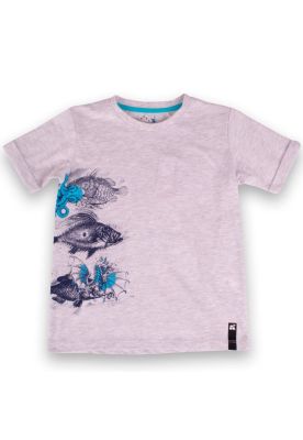 Polera Niño Gris claro Pillin