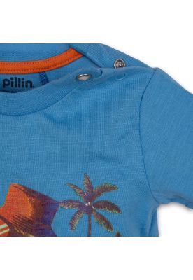 Imagen 2 del producto Polera Bebe  Azul Piedra Pillin (PVC637-25AZP)
