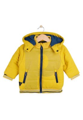 Parka Bebé Algodón Invierno Niño Mostaza