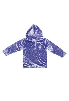 Poleron Bebe Algodón Invierno Niña Morado