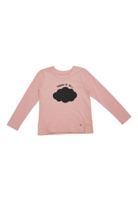 Polera Niña M/L Estampada Rosado Pillin