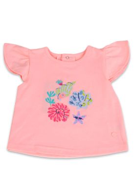 Imagen 2 del producto Polera Manga Corta Bebe Niña Rosado Pillin