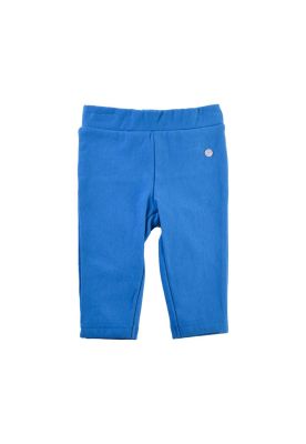 Calza Larga Lisa Bebé Niña Azul Pillin