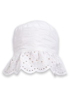 Gorro Bebé Niña Blanco Pillin