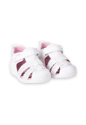 Sandalias Recién Nacido Niña Blanco Pillin (PZC201-25BCO )