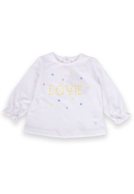 Imagen 2 del producto Polera Bebé Niña Blanco Pillin