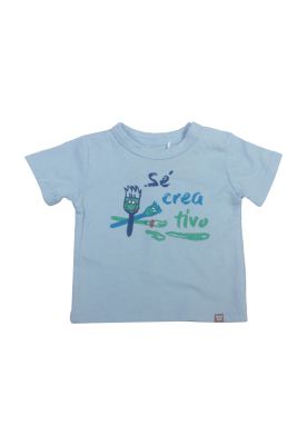 Imagen 2 del producto Polera Bebe Niño Celeste Pillin