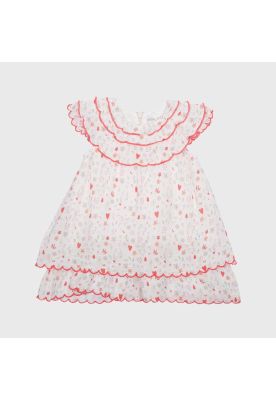 Imagen 1 del producto Vestido Verano Bebé Niña Blanco Pillin