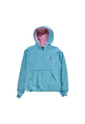 Imagen 1 del producto Poleron con Capucha Niña Turquesa Pillin