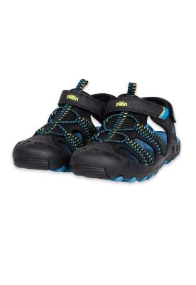 Sandalias Outdoor Niño Negro Pillin