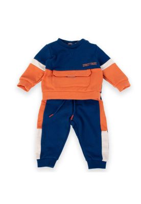 Buzo Bebé Niño Naranja Pillin