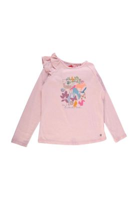 Imagen 1 del producto Polera Manga Larga Niña Rosado Pillin