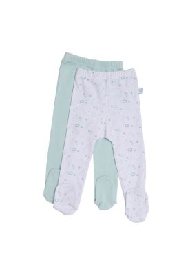 Imagen 2 del producto Pack 2 Panty Bebé Algodón Verano Niño Celeste