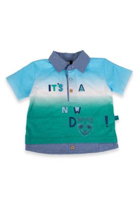 Imagen 1 del producto Polera Bebé Niño Azul Pillin